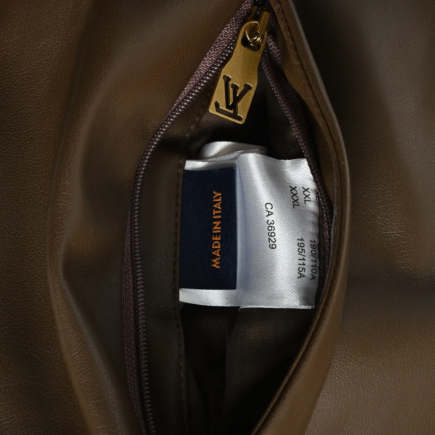 Louis Vuitton/Louis Vuitton checked leather double-sided vest